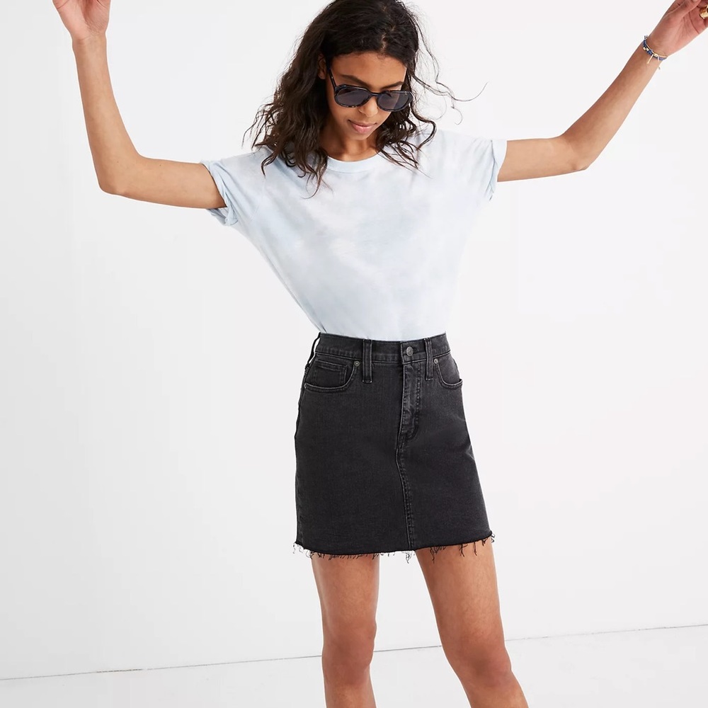 Madewell denim skirt